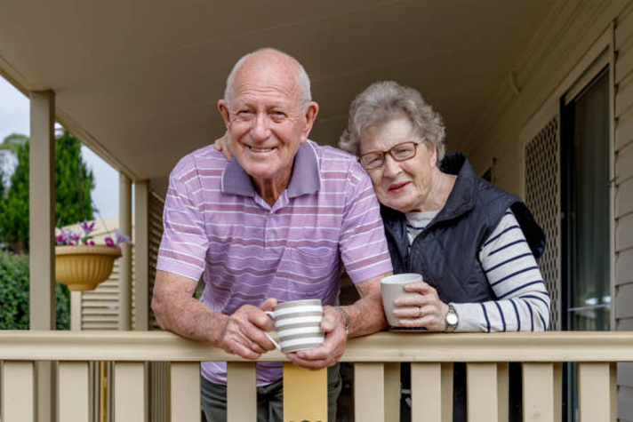 Australian Senior Citizen Couple Enjoying Life and Living Independently At Own Home